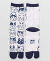 Tabi Socks - Neko no Kao 23-25cm