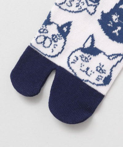 Tabi Socks - Neko no Kao 23-25cm