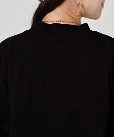 Mock Neck Staple Top