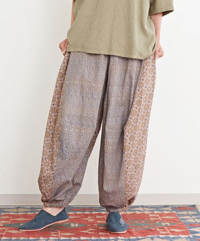 Ajrakh Paisley Patchwork Harem Pants