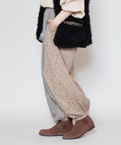 Ajrakh Paisley Patchwork Harem Pants