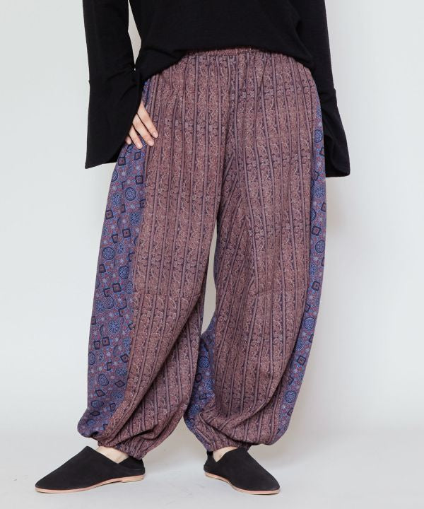 Ajrakh Paisley Patchwork Harem Pants