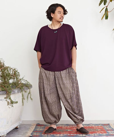 Ajrakh Paisley Patchwork Harem Pants