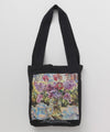 Organic Cotton Floral Art Tote Bag