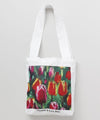 Organic Cotton Floral Art Tote Bag