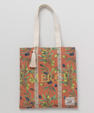 Organic Cotton Olive Tote Bag