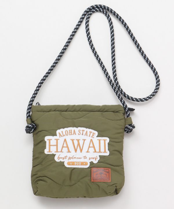 SURF＆Palms Quilted Shoulder Bag