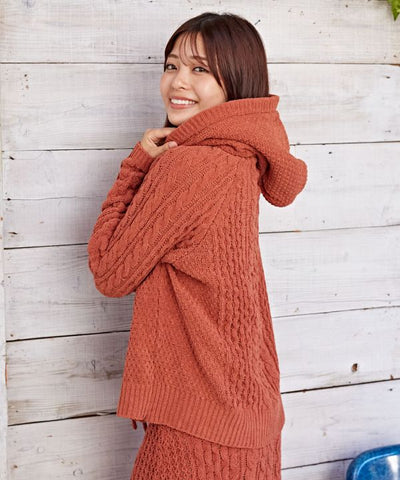 Mole Knit Hoodie