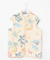 Hawaiian Pop Motif Vest