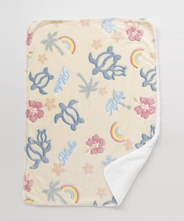 Hawaiian Pop Motif Throw - S