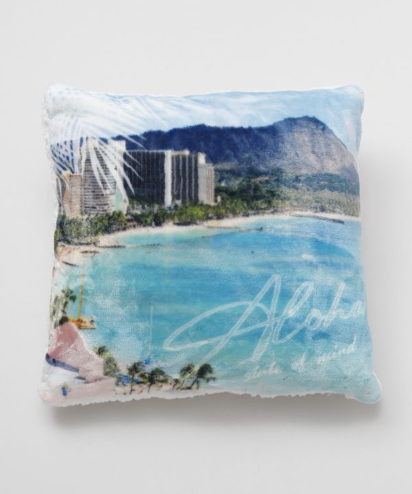 Hawaiian Landscape Cushion Cover