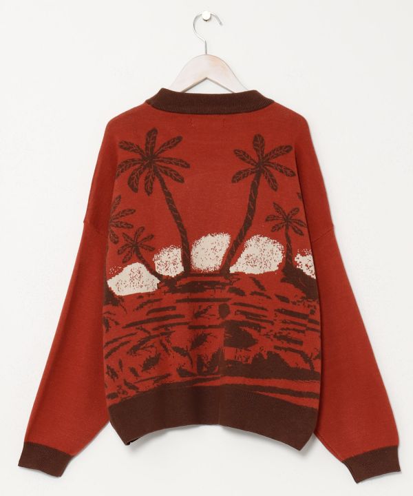 SURF＆Palms Aloha Knit Top