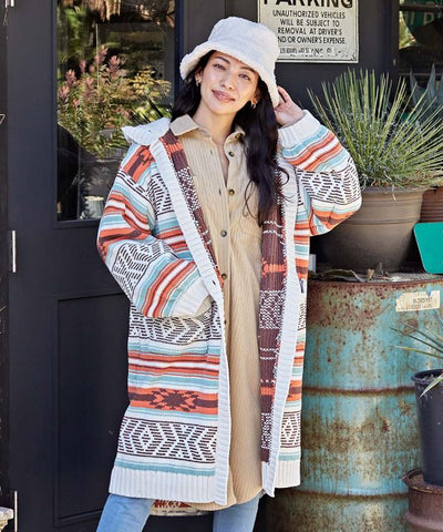 Knit Long Cardigan