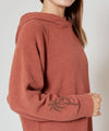 Mole Knit Hoodie Dress