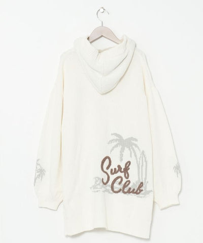 Mole Knit Hoodie Cardigan