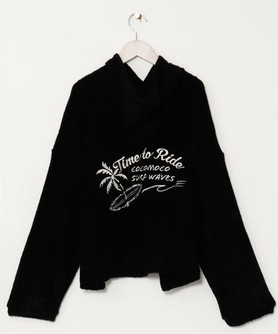 SURF＆Palms Pile Hoodie