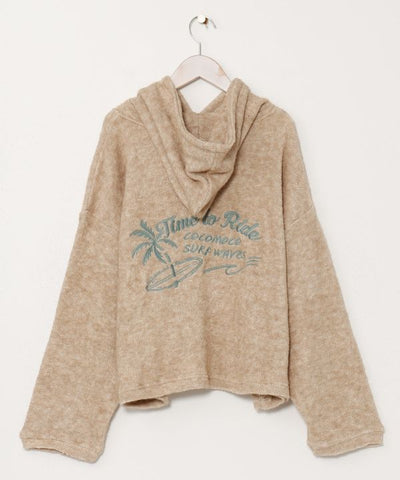 SURF＆Palms Pile Hoodie