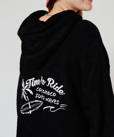 SURF＆Palms Pile Hoodie