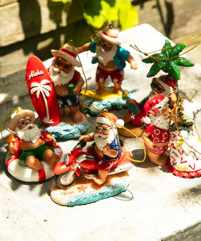 Aloha Santa Claus Ornament