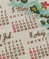 2025 Jute Calendar PALMTREE