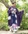 HUYUNOME - Long Knit Haori Cardigan