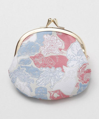 NEKO to HANA - GAMAGUCHI Round Pouch