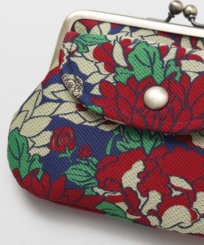 HANA Retro Double GAMAGUCHI Clasp Purse