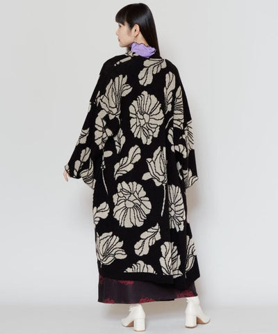 ATTAKEE - FUYUNUKUSHI - Knit Long Haori Cardigan