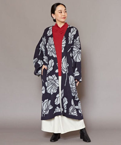 ATTAKEE - FUYUNUKUSHI - Knit Long Haori Cardigan