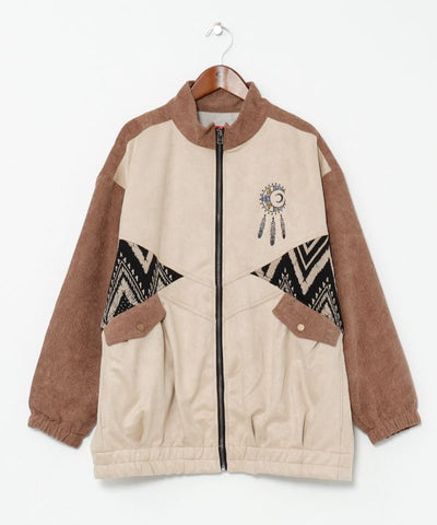 Eagle Feather Embroidered Jacket