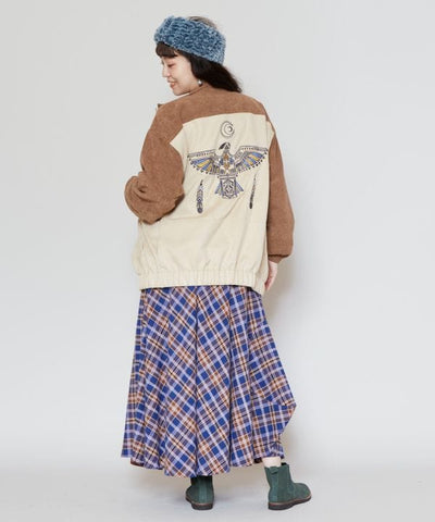 Eagle Feather Embroidered Jacket