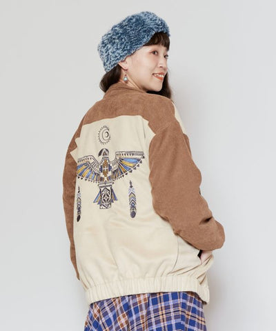 Eagle Feather Embroidered Jacket