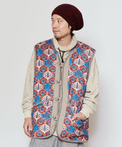 Tibetan Nomad Reversible Vest for Men