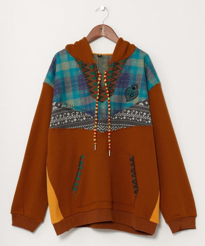 Men's Patchwork Hoodie