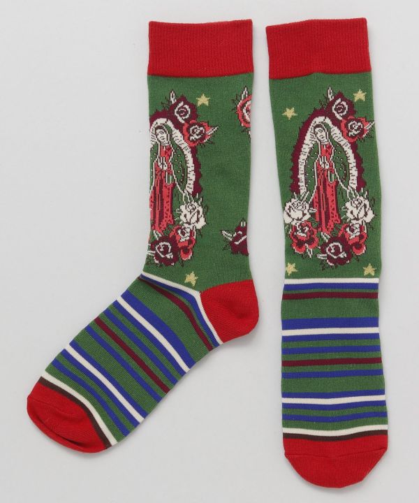 Our Lady of Guadalupe Socks 23-25cm