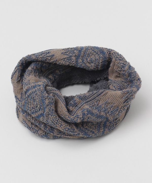 Navajo Pattern Jacquard Knit Snood