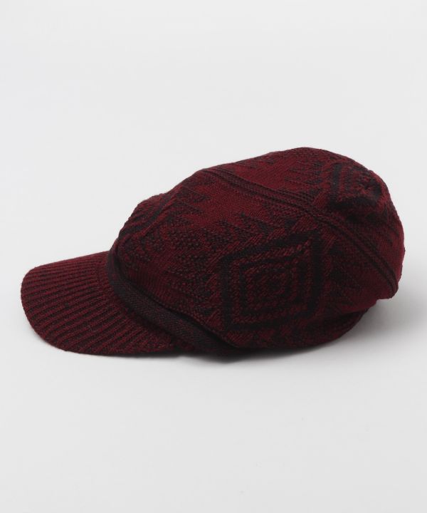 Navajo Pattern Jacquard Knit Cap