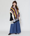 Knit Hoodie Poncho