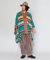 Mexican Color Striped Poncho Scarf