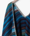 Mexican Color Striped Poncho Scarf