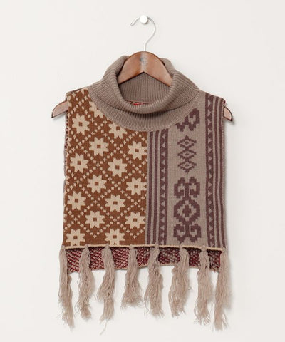 Patchwork Pattern Neck Warmer