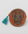 Sugar Skull Round Pouch