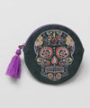 Sugar Skull Round Pouch