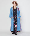 Embroidered Bohemian Denim Dress