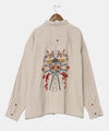 Men's Embroidered Corduroy Shirt