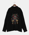 Men's Embroidered Corduroy Shirt