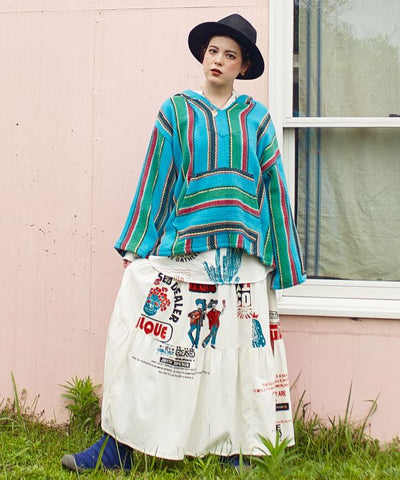 Pop Art Mexican Skirt