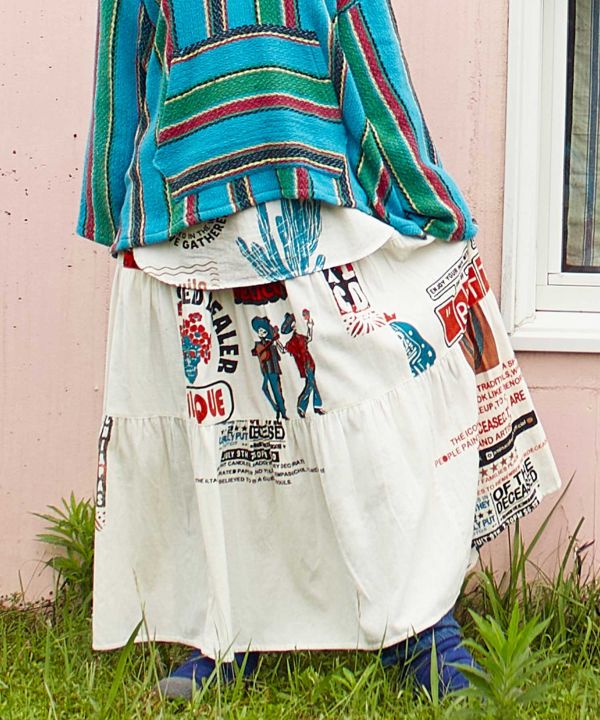 Pop Art Mexican Skirt