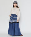 Nomadic Embroidery Denim Skirt