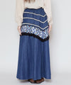 Nomadic Embroidery Denim Skirt